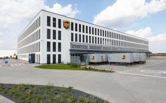 The new UPS logistics center has significantly increased sorting capacity