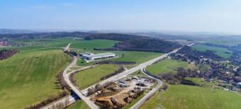 Prologis started the construction of an industrial park near Ostředek in Central Bohemia