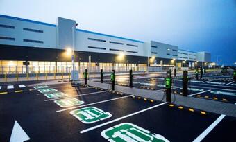 Amazon's distribution center in Kojetín received BREEAM New Construction certification at the Outstanding level
