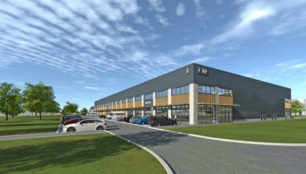 Flexible spaces are being created in the newly built Hall B in VGP Park České Budějovice