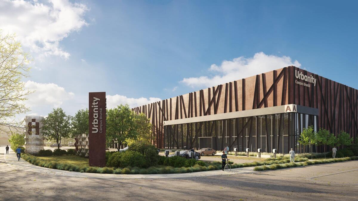 Urbanity received a building permit for a unique campus in Bruntál. The non-traditional area will offer economical production halls, services for residents and unique architecture