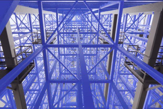 An automated high-bay warehouse for car bodies grows at Škoda Auto, and conveyor bridges will also be built here