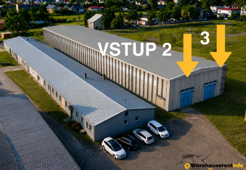 Warehouses to let in Warehouse Space for Rent – 300 m² and 1,470 m² – Navrátilova Street, Ostrava–Svinov
