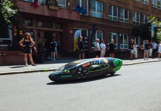 CTU Students Develop an Ultra-Efficient Electric Vehicle with Potential Applications in Logistics